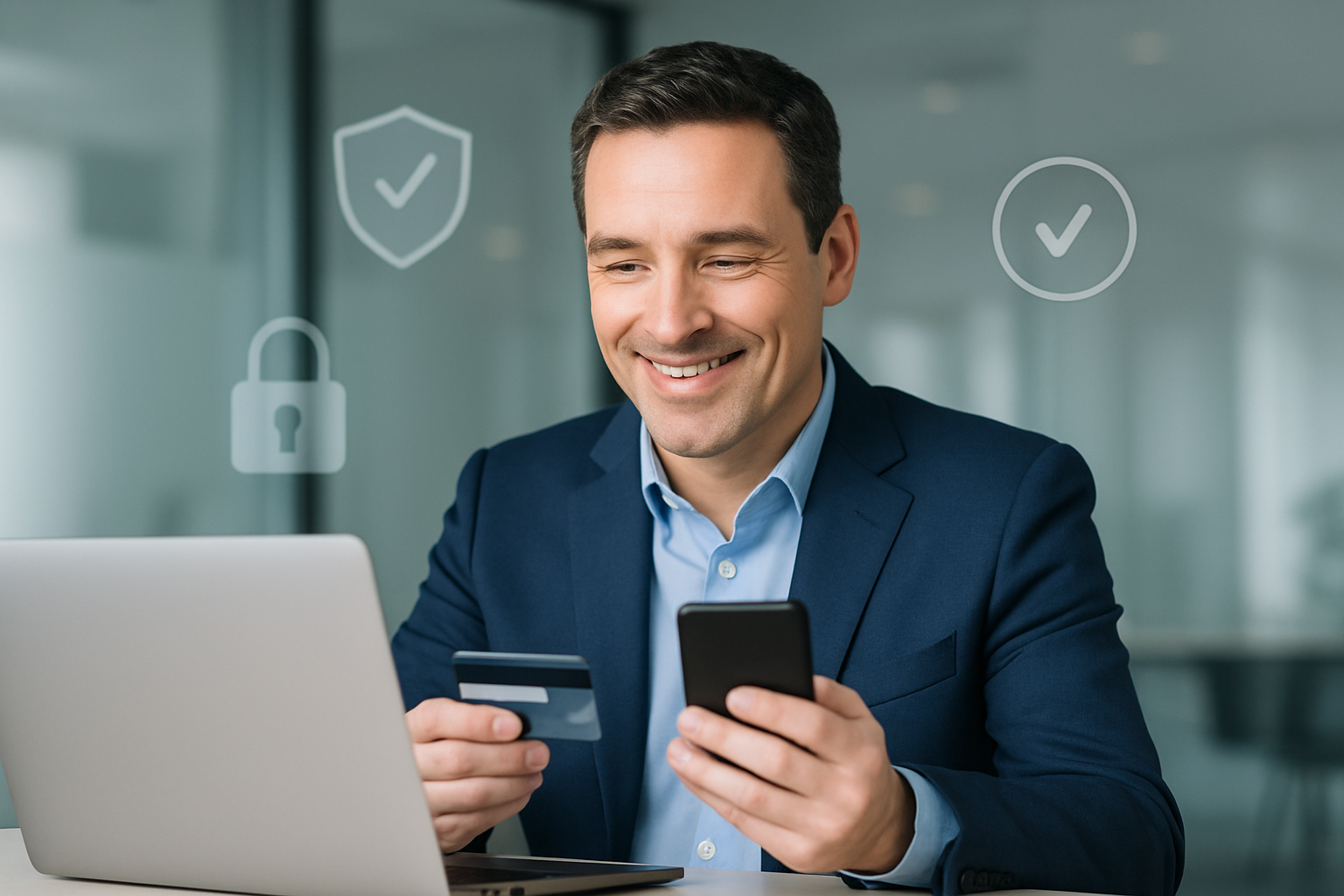je veux une image qui faire allusion à ce text:PAIEMENTS SÉCURISÉS
La gestion de nos paiements en ligne sont 100% Sécurisés avec Stripe et Paypal.